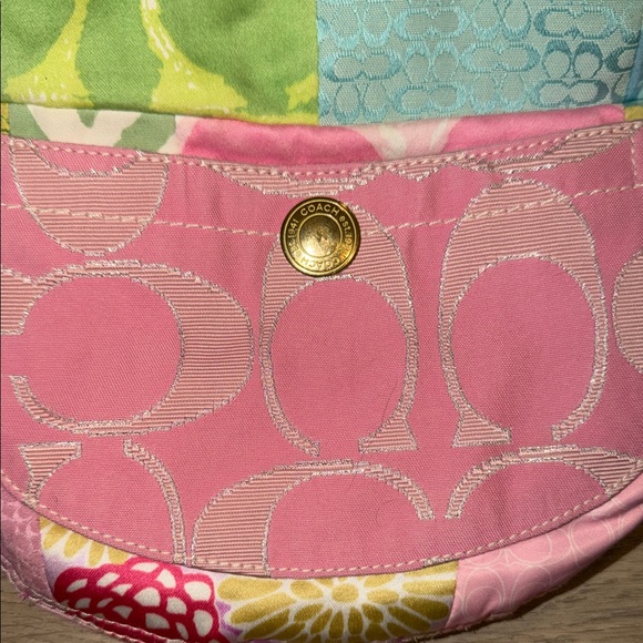 Colorful Coach Patchwork Purse - Picture 2 of 8